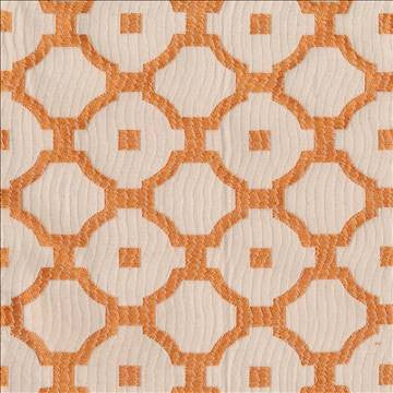 Chang Trellis Coral by Kasmir Fabric 1405 60% Rayon 40% Polyester CHINA 25,000 Wyzenbeek Double Rubs H: 2 inches, V: 1 6/8 inches 54 - Fabric Carolina - Kasmir