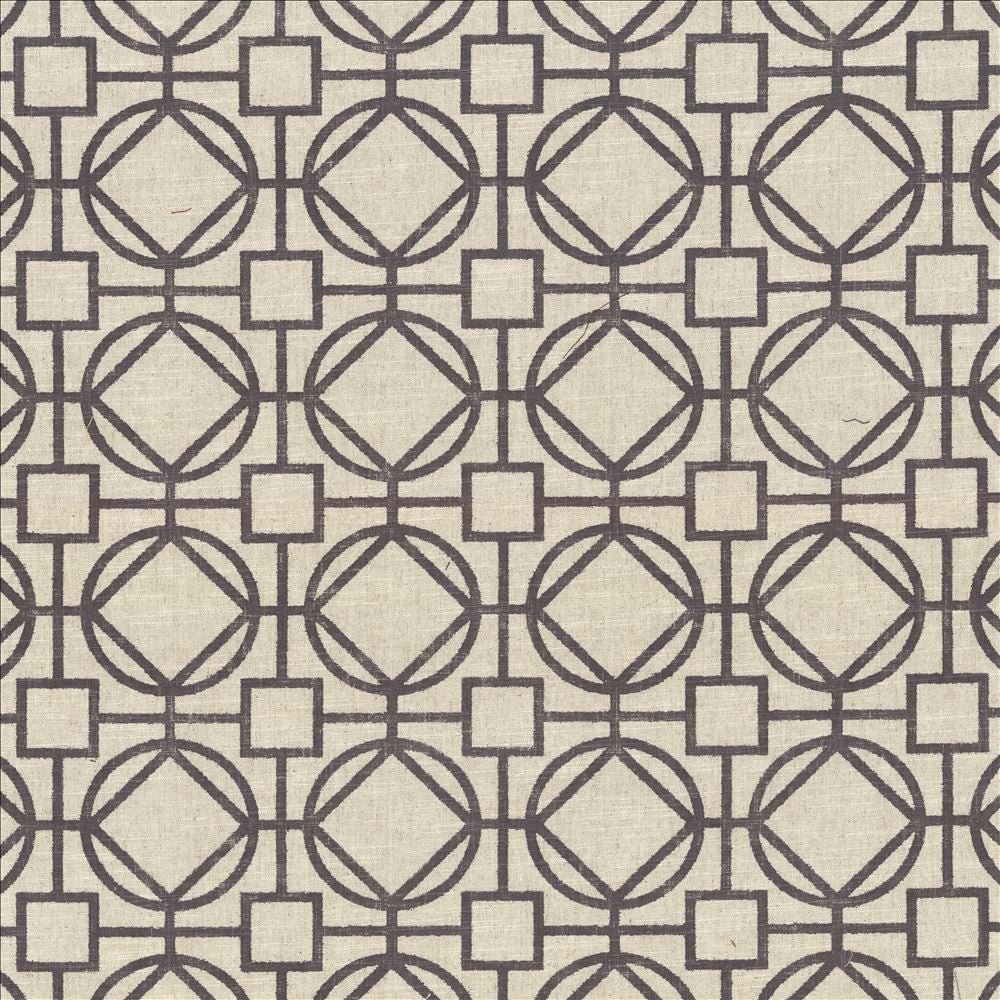 Changa Grey by Kasmir Fabric 5085 70% Cotton
30% Linen
 USA </p><p>Repeat: Horizontal: 7 inches and Vertical: 6 5/8 inches 54 - Fabric Carolina -