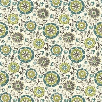 Chappell Garden Oasis by Kasmir Fabric 1436 100% Cotton INDONESIA 15,000 Wyzenbeek Double Rubs H: 27 inches, V: 27 inches 54 - 55 - Fabric Carolina - Kasmir