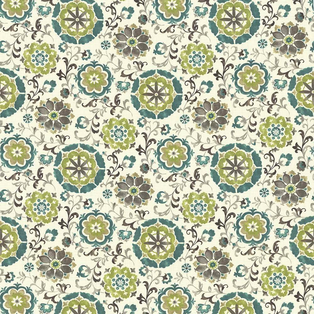 Chappell Garden Oasis by Kasmir Fabric 1436 100% Cotton INDONESIA 15,000 Wyzenbeek Double Rubs H: 27 inches, V:27 inches 54 - 55 - Fabric Carolina - Kasmir