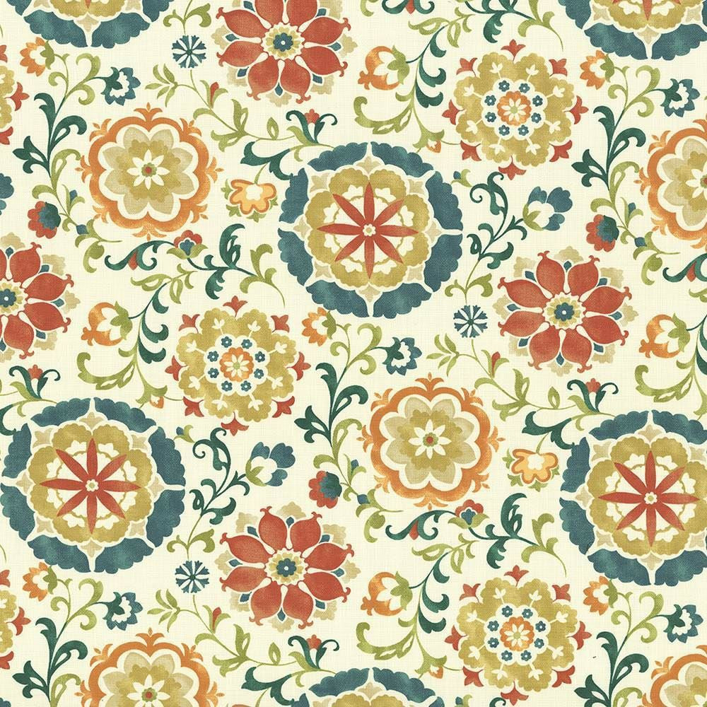Chappell Garden Sundance by Kasmir Fabric 1434 100% Cotton INDONESIA 15,000 Wyzenbeek Double Rubs Horizontal: 27 inches and Vertical: 27 inches 54 - 55 - Fabric Carolina -