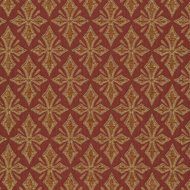 Chartwell Crest Spice by Kasmir Fabric 8005 55% Polyester
45% Rayon
 CHINA </p><p>Repeat: Horizontal: 1 6/8 inches and Vertical: 2 5/8 inches 54 - Fabric Carolina -