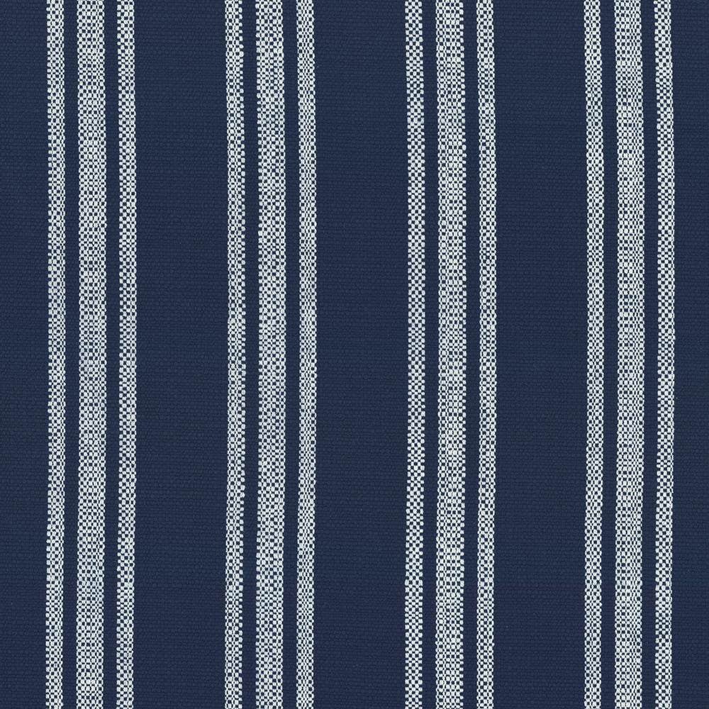 Chastain Stripe Marine by Kasmir Fabric 1436 80% Cotton
20% Polyester
 USA </p><p>Repeat: Horizontal: 5 2/8 inches and Vertical: N/A 54 - 57 - Fabric Carolina -