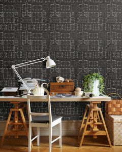 CHATEAU Anthracite Premium Wallpaper (WP20025) by Mind The Gap