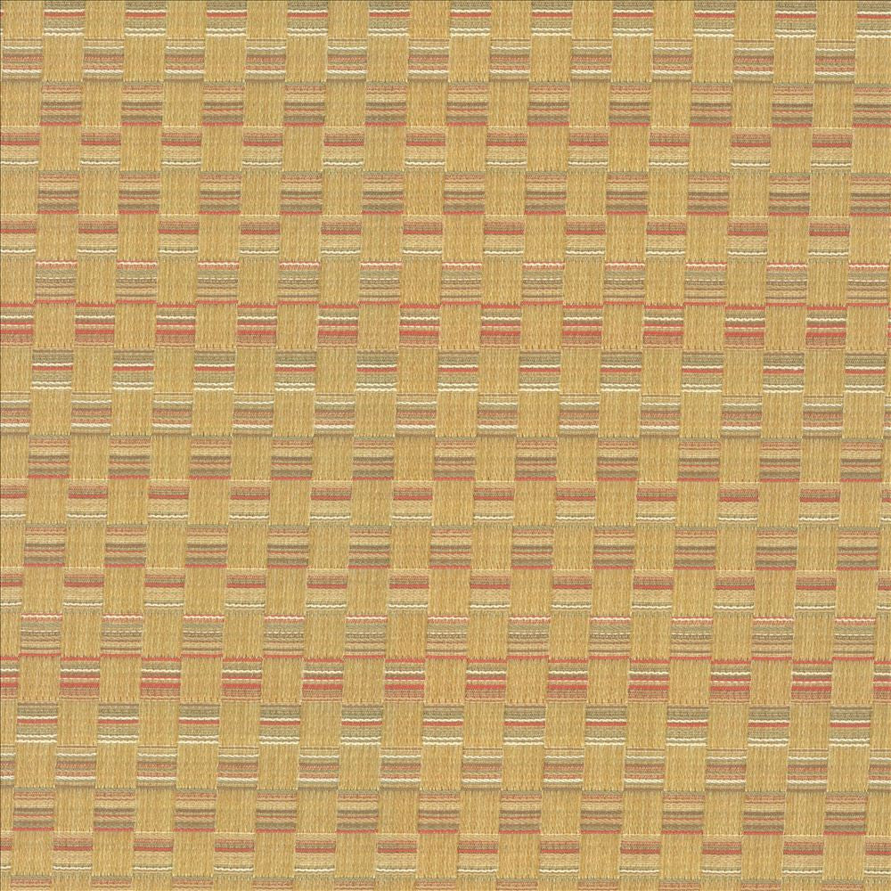 Check This Out Gold by Kasmir Fabric 5086 55% Polyester
45% Rayon
 CHINA 55,000 Wyzenbeek Double Rubs Horizontal: 1 inches and Vertical: 3 inches 55 - Fabric Carolina -