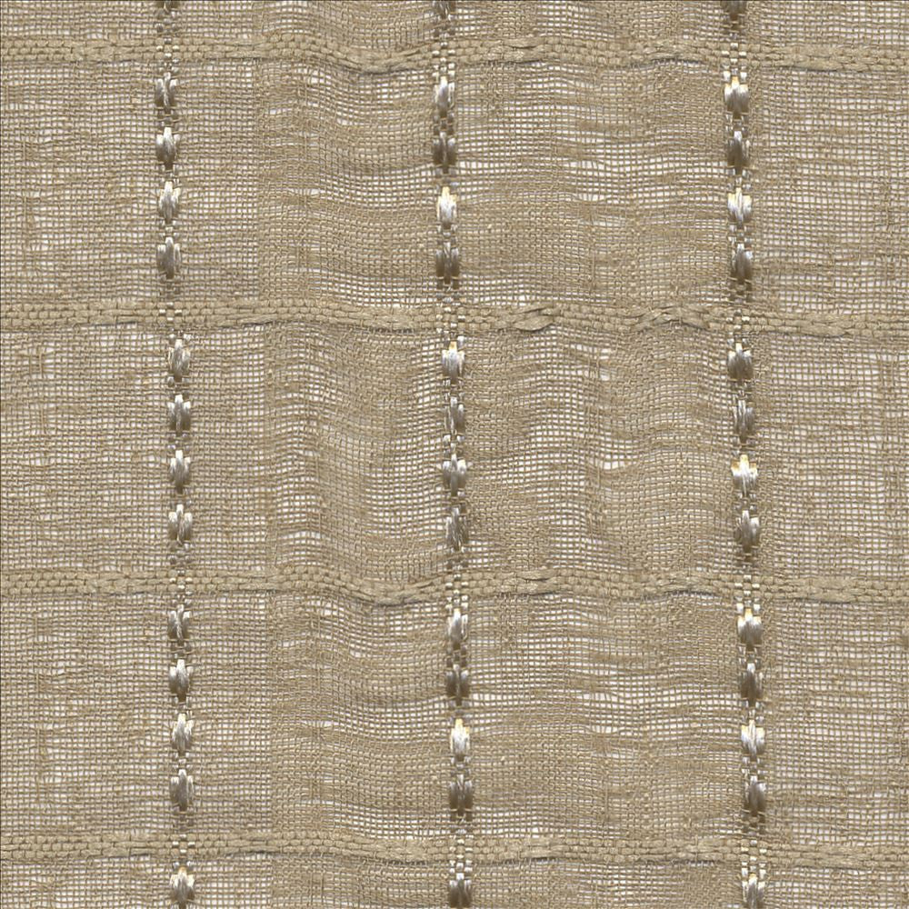 Checkerboard Natural by Kasmir Fabric 5012 100% Polyester
 CHINA Not Tested </p><p>Repeat: Horizontal: 1 1/8 inches and Vertical: 1 1/8 inches 116 - Fabric Carolina -