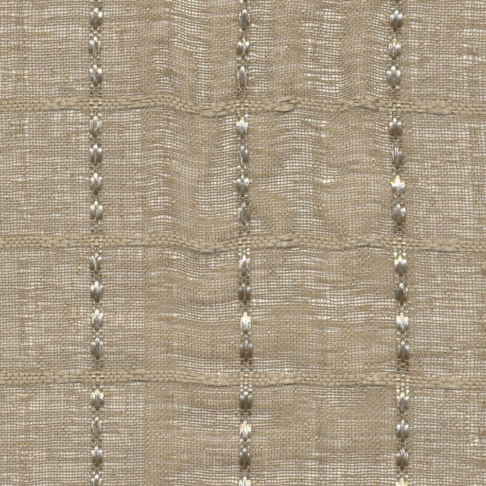 Checkerboard Natural by Kasmir Fabric 5012 100% Polyester CHINA Not Tested H: 1 1/8 inches, V:1 1/8 inches 116 - Fabric Carolina - Kasmir