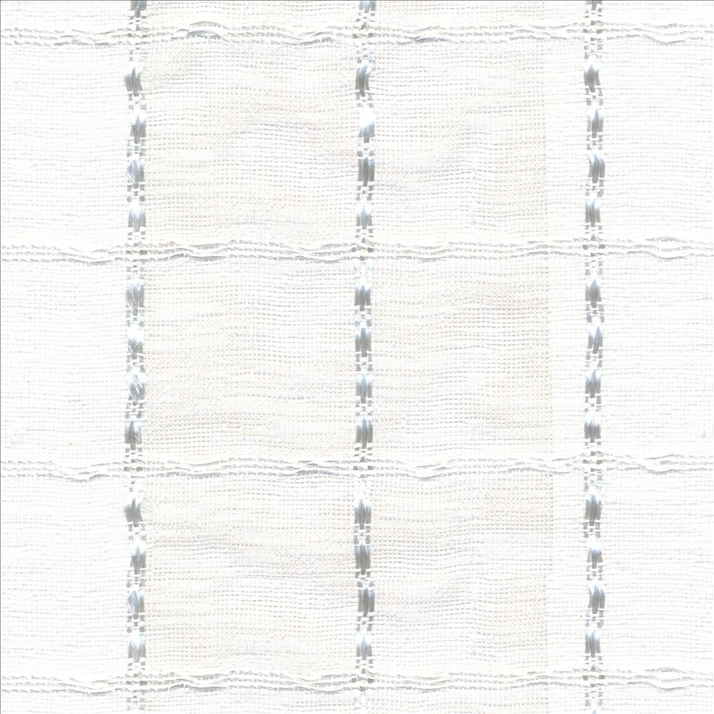 Checkerboard White by Kasmir Fabric 5012 100% Polyester
 CHINA Not Tested </p><p>Repeat: Horizontal: 1 1/8 inches and Vertical: 1 1/8 inches 116 - Fabric Carolina -