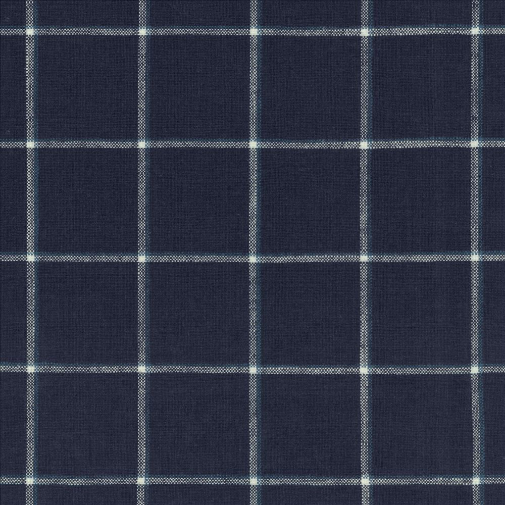 Checkered Past Marina by Kasmir Fabric 1458 55% Linen
45% Rayon
 CHINA </p><p>Repeat: Horizontal: 3 3/8 inches and Vertical: 3 3/8 inches 54 - Fabric Carolina -