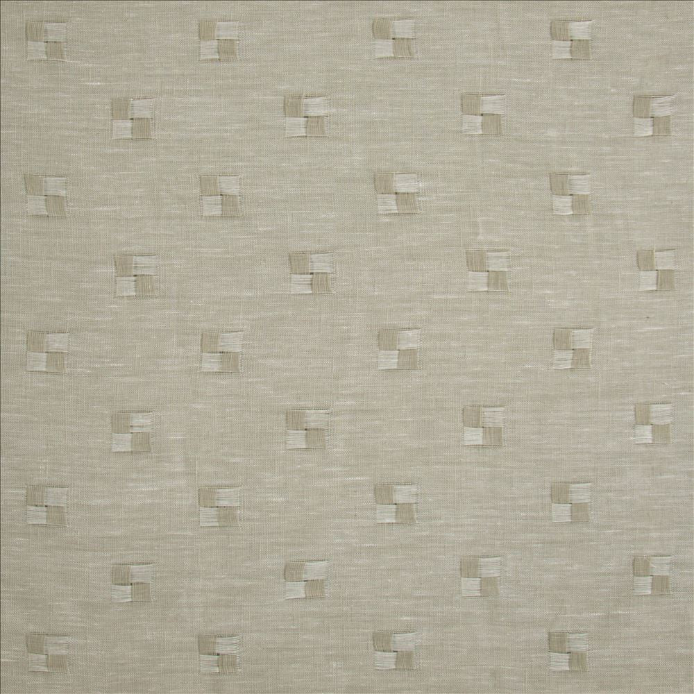 Checkered Slate by Kasmir Fabric 5157 90% Polyester 10% Linen CHINA Not Tested Horizontal: 4 2/8 inches and Vertical: 4 1/8 inches 118 - Fabric Carolina -