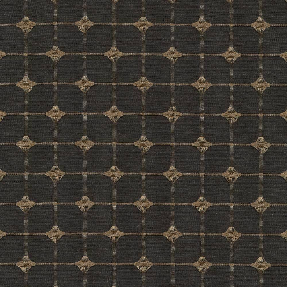 Checklist Night by Kasmir Fabric 1386 100% Polyester INDIA 47,000 Wyzenbeek Double Rubs H: 1 2/8 inches, V:1 2/8 inches 51 - 54 - Fabric Carolina - Kasmir
