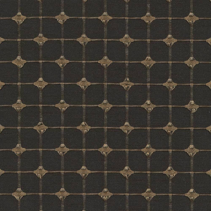 Checklist Night by Kasmir Fabric 1386 100% Polyester INDIA 47,000 Wyzenbeek Double Rubs H: 1 2/8 inches, V:1 2/8 inches 51 - 54 - Fabric Carolina - Kasmir
