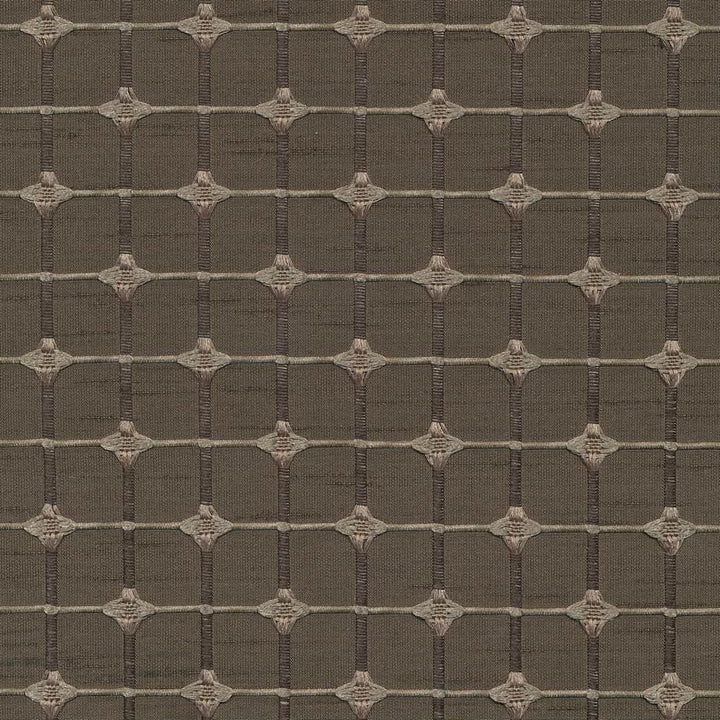 Checklist Truffle by Kasmir Fabric 1386 100% Polyester
 INDIA 47,000 Wyzenbeek Double Rubs Horizontal: 1 2/8 inches and Vertical: 1 2/8 inches 51 - Fabric Carolina -