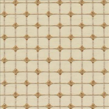 Checklist Vanilla by Kasmir Fabric 1383 100% Polyester INDIA 47,000 Wyzenbeek Double Rubs H: 1 2/8 inches, V: 1 2/8 inches 51 - 54 - Fabric Carolina - Kasmir