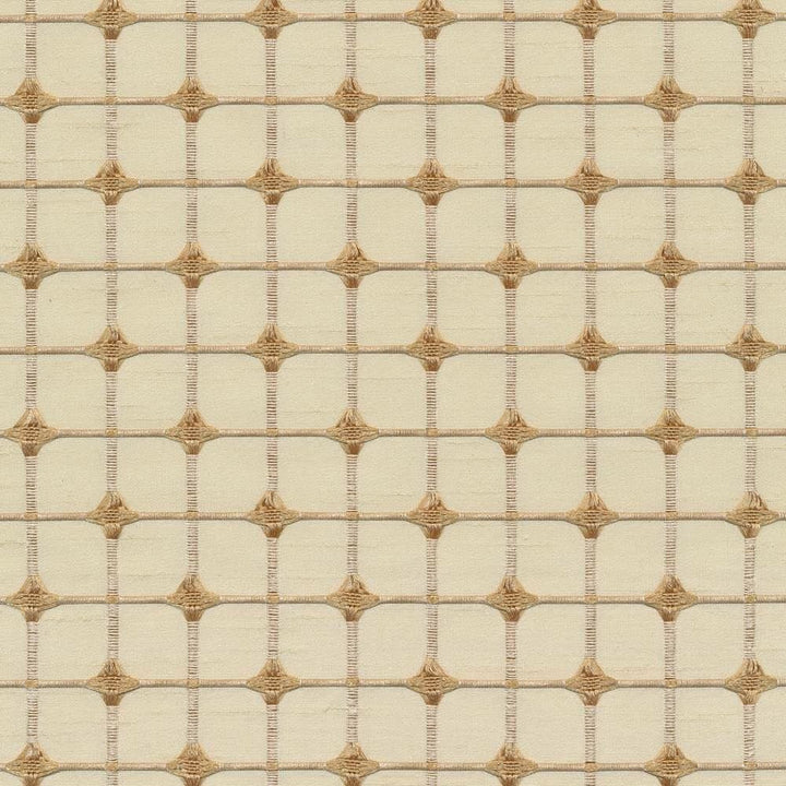 Checklist Vanilla by Kasmir Fabric 1383 100% Polyester
 INDIA 47,000 Wyzenbeek Double Rubs </p><p>Repeat: Horizontal: 1 2/8 inches and Vertical: 1 2/8 inches 51 - Fabric Carolina -
