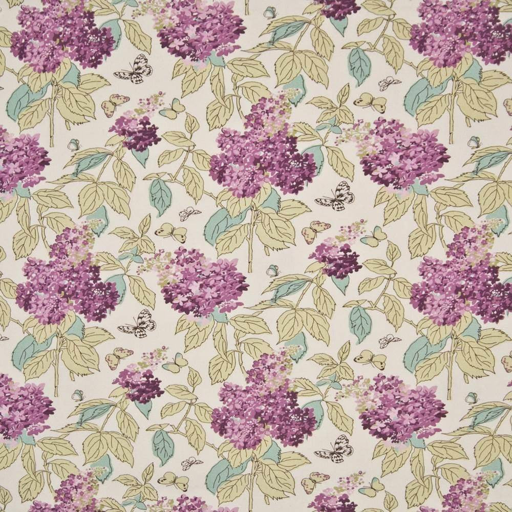 Cherie Amour Sugarplum by Kasmir Fabric 1387 100% Cotton USA 15,000 Wyzenbeek Double Rubs H: 13 4/8 inches, V:18 inches 54 - Fabric Carolina - Kasmir