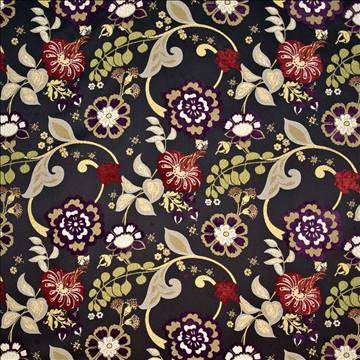 Cherrington Night Blooming by Kasmir Fabric 1397 59% Polyester 41% Rayon CHINA 21,000 Wyzenbeek Double Rubs H: 28 3/8 inches, V: 40 2/8 inches 54 - 56 - Fabric Carolina - Kasmir