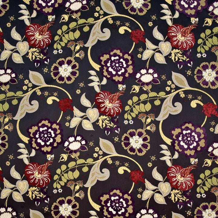 Cherrington Night Blooming by Kasmir Fabric 1397 59% Polyester 41% Rayon CHINA 21,000 Wyzenbeek Double Rubs H: 28 3/8 inches, V:40 2/8 inches 54 - 56 - Fabric Carolina - Kasmir