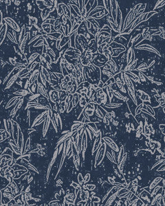 CHERRY ORCHARD Indigo Wallpaper (WP30008) by Mind The Gap
