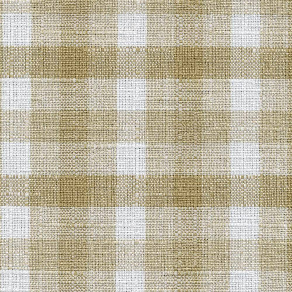 Chesapeake Check Soapstone by Kasmir Fabric 1375 100% Polyester TAIWAN Not Tested H: 2 inches, V:2 1/8 inches 54 - 55 - Fabric Carolina - Kasmir