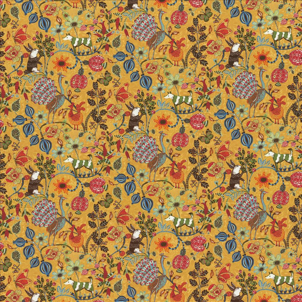Chessford Gold by Kasmir Fabric 1468 100% Cotton
 INDIA 15,000 Wyzenbeek Double Rubs </p><p>Repeat: Horizontal: 27 3/8 inches and Vertical: 16 5/8 inches 54 - Fabric Carolina -