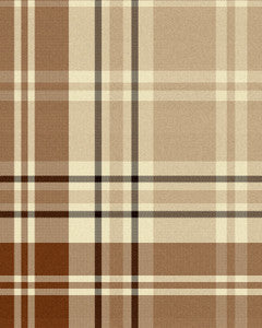 CHESTERFIELD PLAID Cappuccino Wallpaper (WP30080) by Mind The Gap
