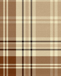 CHESTERFIELD PLAID Cappuccino Wallpaper (WP30080) by Mind The Gap