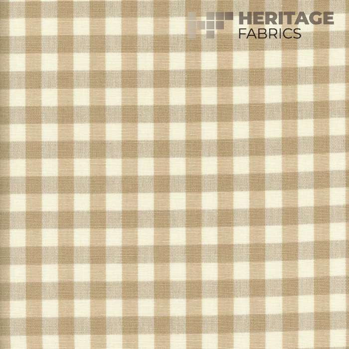 Chester Khaki by Heritage Designer Fabric - 100% Cotton India 9,000 Horizontal: 0.75" and Vertical: 0.75" 54" - Swanky Fabrics -