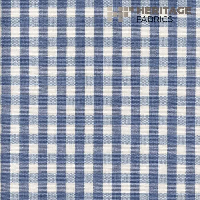 Chester Sky by Heritage Fabric - 100% Cotton India 9,000 Horizontal: 0.75" and Vertical: 0.75" 54" - Fabric Carolina -