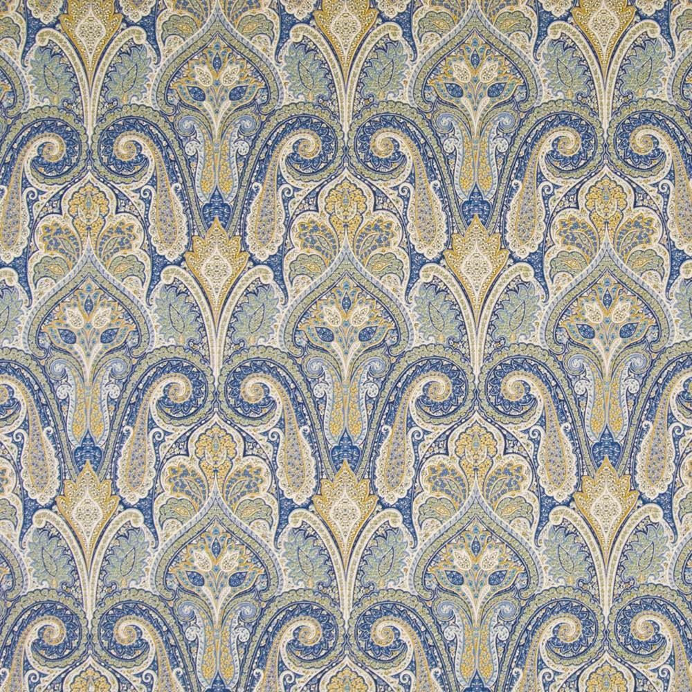 Cheverny Sapphire by Kasmir Fabric 1368 100% Cotton
 PERU </p><p>Repeat: Horizontal: 13 4/8 inches and Vertical: 25 2/8 inches 54 - Fabric Carolina -