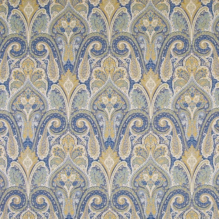 Cheverny Sapphire by Kasmir Fabric 1368 100% Cotton PERU 20,000 Wyzenbeek Double Rubs Horizontal: 13 4/8 inches and Vertical: 25 2/8 inches 54 - Fabric Carolina -
