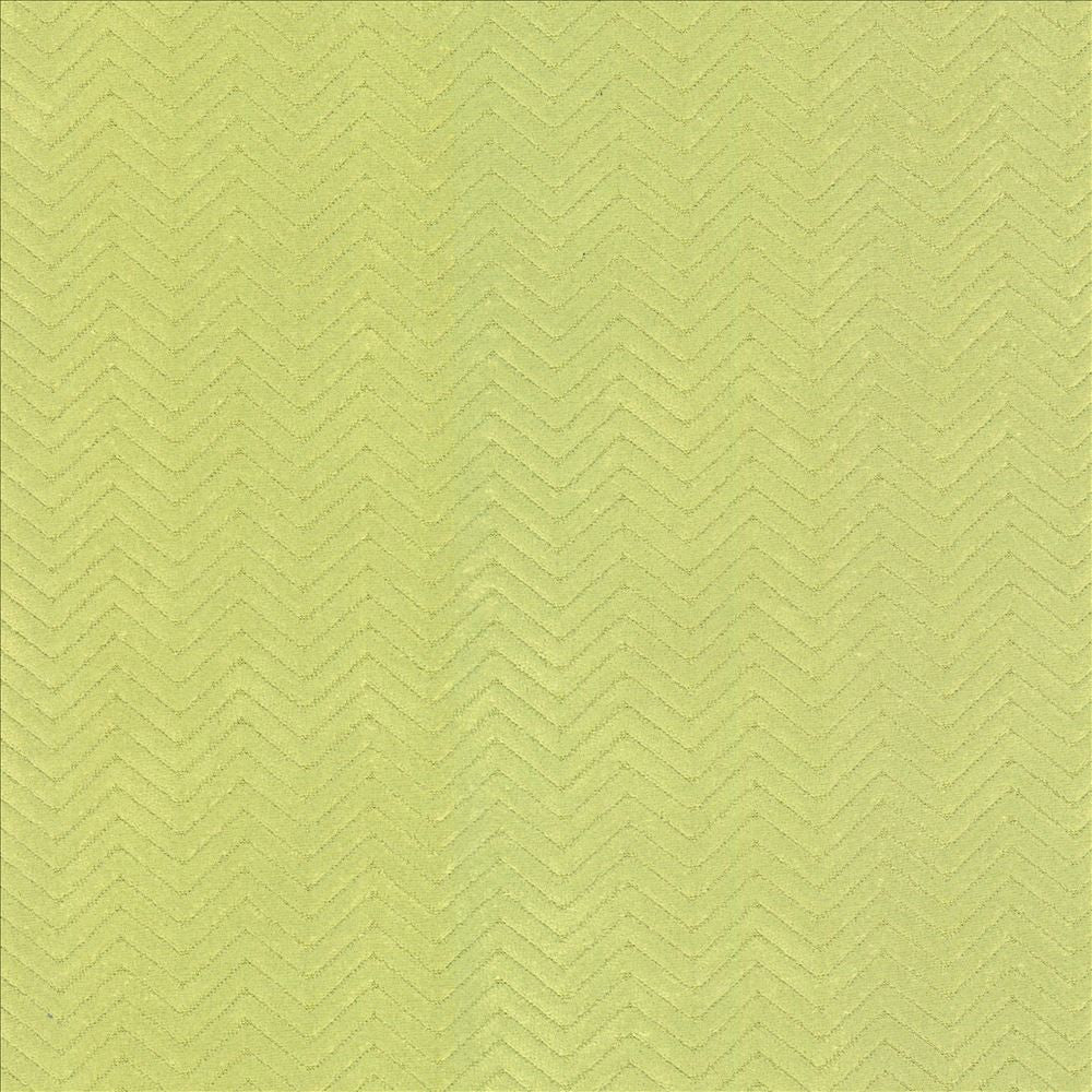 Chevreau Chevron Kiwi by Kasmir Fabric 5099 100% Polyester CHINA 60,000 Wyzenbeek Double Rubs Horizontal: 1 2/8 inches and Vertical: 2/8 inches 56 - Fabric Carolina -