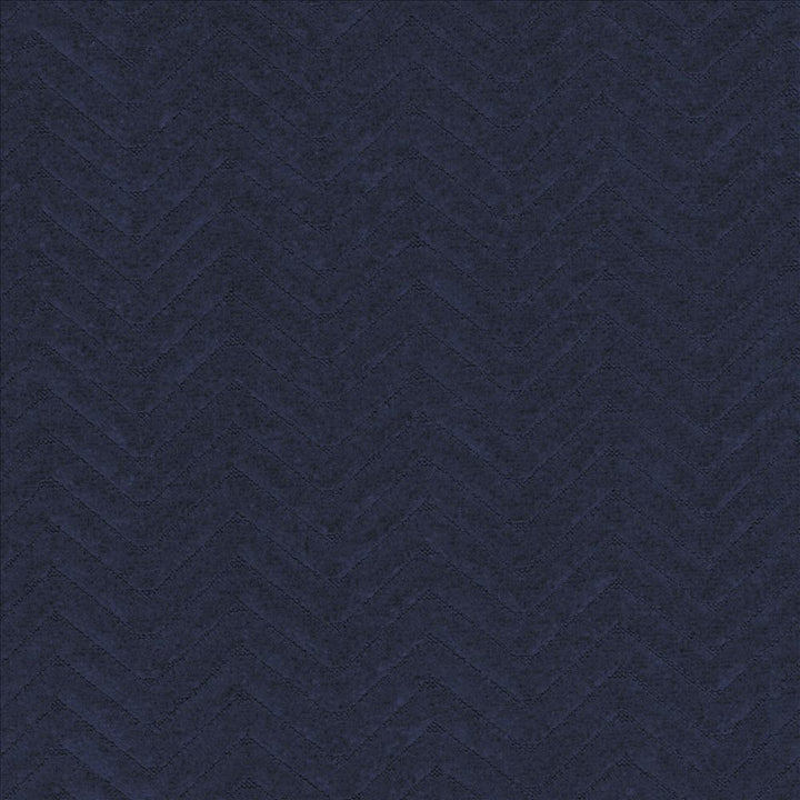 Chevreau Chevron Navy by Kasmir Fabric 5097 100% Polyester
 CHINA 60,000 Wyzenbeek Double Rubs </p><p>Repeat: Horizontal: 1 2/8 inches and Vertical: 2/8 inches 56 - Fabric Carolina -