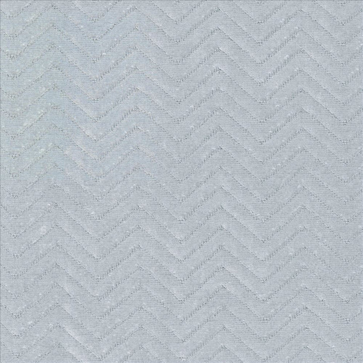 Chevreau Chevron Sky  by Kasmir Fabric See sample 100% Polyester
 CHINA 60,000 Wyzenbeek Double Rubs </p><p>Repeat: Horizontal: 1 2/8 inches and Vertical: 2/8 inches 56  - Fabric Carolina -