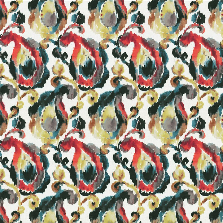Chicago Scarlet by Kasmir Fabric 1468 100% Cotton
 INDIA </p><p>Repeat: Horizontal: 9 inches and Vertical: 16 2/8 inches 54 - Fabric Carolina -
