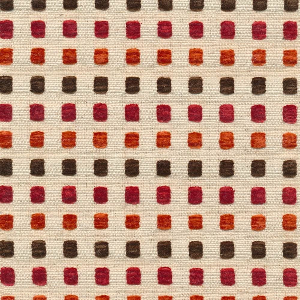 Chiclet Paprika by Kasmir Fabric 1369 48% Acrylic
25% Polyester
22% Viscose
5% Linen
 TURKEY 12,000 Martindale Cycles Horizontal: 4/8 inches and Vertical: 1 4/8 inches 54 - Fabric Carolina -