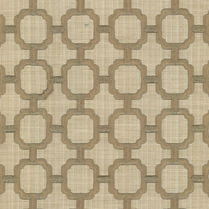 Chignon Beach by Kasmir Fabric 1437 65% Cotton 35% Polyester Embroidery Contents 100% Rayon INDIA 3,000 Wyzenbeek Double Rubs H: 2 1/8 inches, V:2 inches 51 - 55 - Fabric Carolina - Kasmir