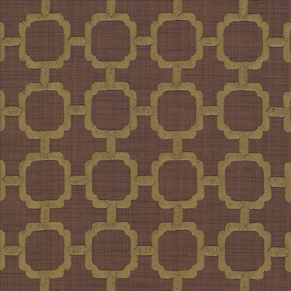 Chignon Cinnabar by Kasmir Fabric 1440 65% Cotton
35% Polyester
Embroidery
100% Rayon
 INDIA </p><p>Repeat: Horizontal: 2 1/8 inches and Vertical: 2 inches 51 - 55 - Fabric Carolina -