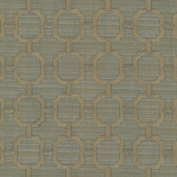 Chignon Estuary by Kasmir Fabric 1442 65% Cotton
35% Polyester
Embroidery
100% Rayon
 INDIA </p><p>Repeat: Horizontal: 2 1/8 inches and Vertical: 2 inches 51 - 55 - Fabric Carolina -