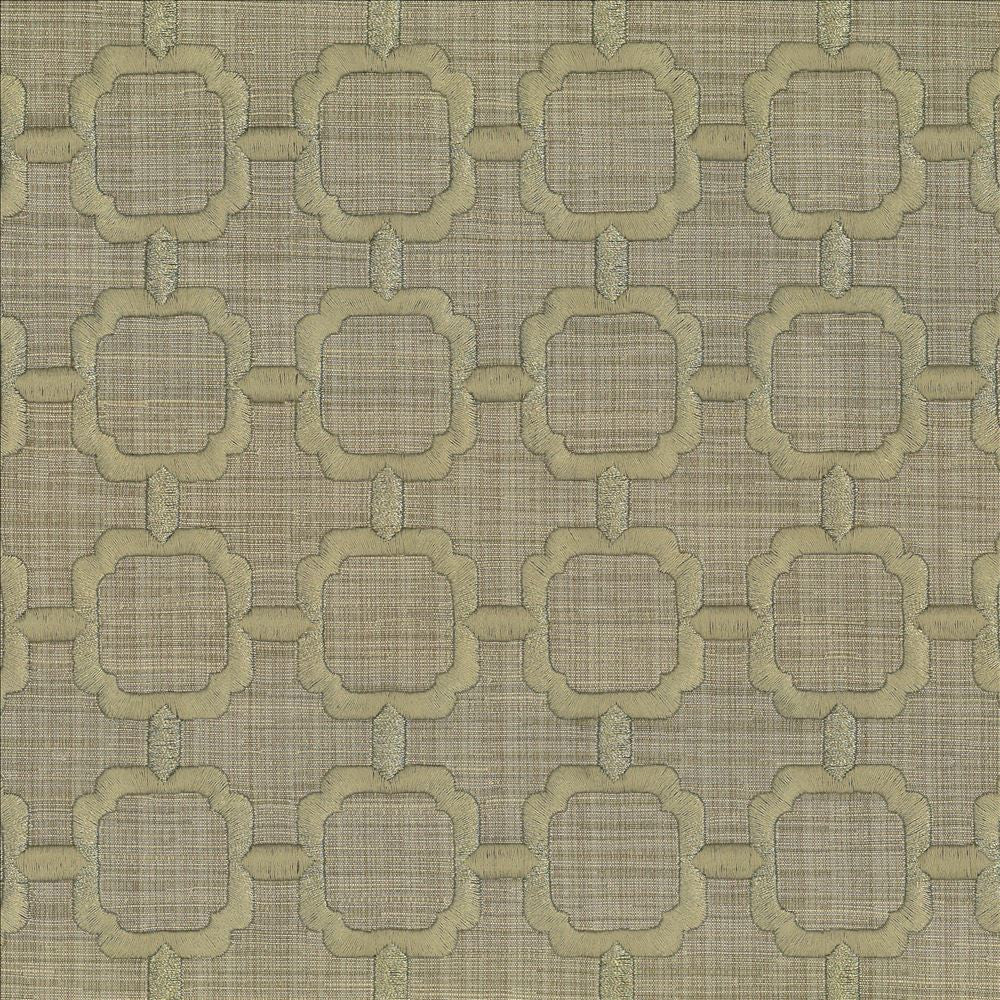 Chignon Grassland by Kasmir Fabric 1442 65% Cotton 35% Polyester Embroidery 100% Rayon INDIA 3,000 Wyzenbeek Double Rubs Horizontal: 2 1/8 inches and Vertical: 2 inches 51 - 55 - Fabric Carolina -