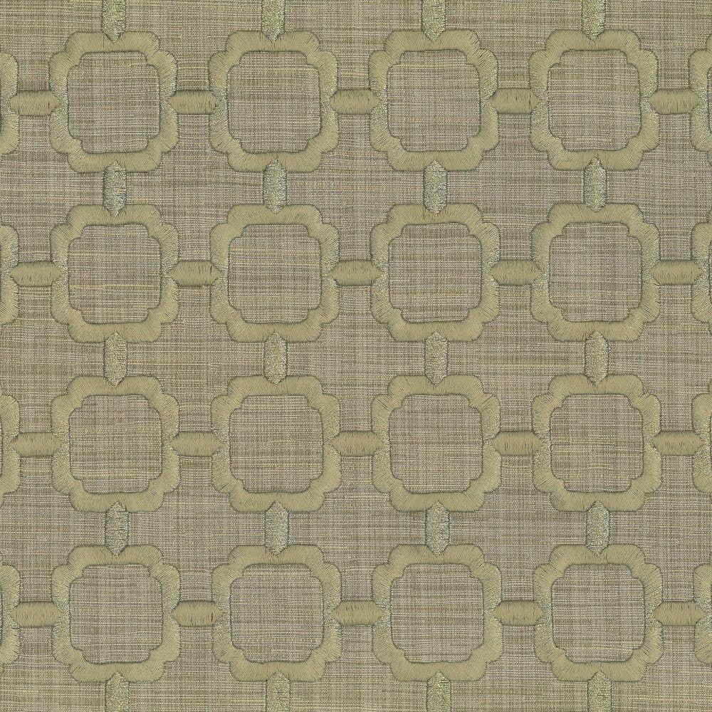 Chignon Grassland by Kasmir Fabric 1442 65% Cotton 35% Polyester Embroidery Contents 100% Rayon INDIA 3,000 Wyzenbeek Double Rubs H: 2 1/8 inches, V:2 inches 51 - 55 - Fabric Carolina - Kasmir