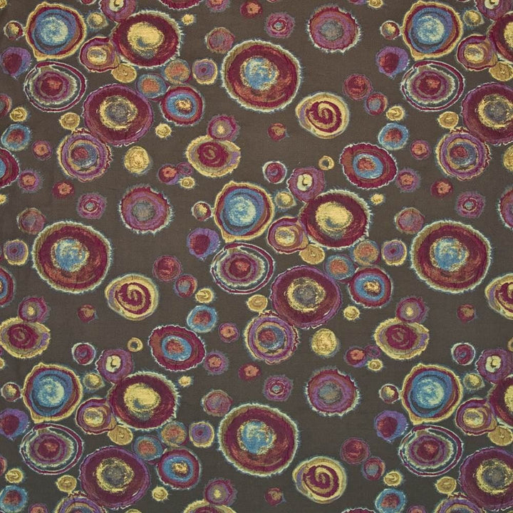 Chihuly Flower Mulled Wine  by Kasmir Fabric See sample 100% Polyester
 CHINA 30,000 Wyzenbeek Double Rubs </p><p>Repeat: Horizontal: 28 6/8 inches and Vertical: 27 4/8 inches 57  - Fabric Carolina -