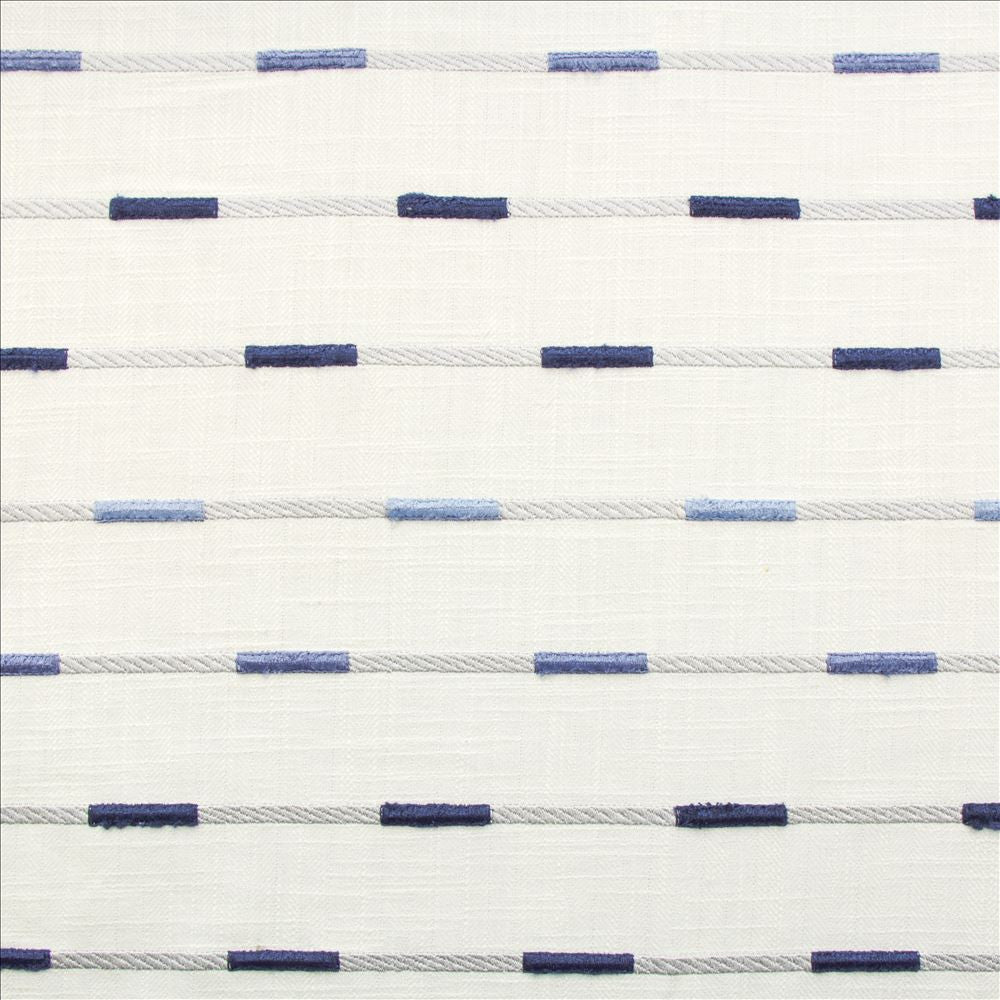 Chill Out Cadet by Kasmir Fabric 1470 42% Cotton
20% Linen
20% Polyester
18% Rayon
 INDIA </p><p>Repeat: Horizontal: 4 3/8 inches and Vertical: 9 1/8 inches 52 - Fabric Carolina -