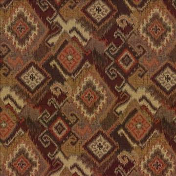 Chimayo Terracotta by Kasmir Fabric 8002 76% Rayon 24% Polyester CHINA 14,000 Wyzenbeek Double Rubs H: 28 inches, V: 29 4/8 inches 54 - 56 - Fabric Carolina - Kasmir