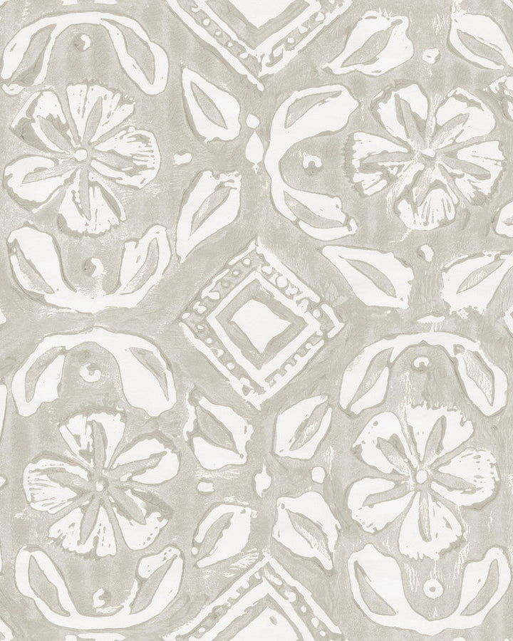 Chimney Cake Icing Wallpaper by Mind the Gap Designer Wallpaper MINNIE KEMP X MINDTHEGAP Non-woven Made in Europe Paste the wall 1 roll x 20.47 x 9.8 yards - Swanky Fabrics -
