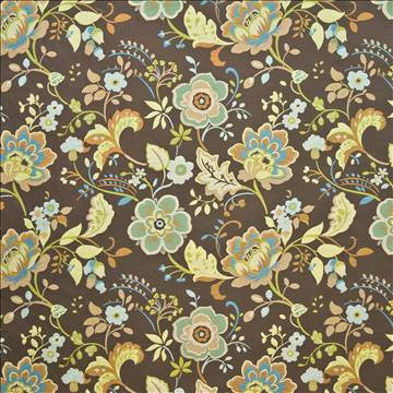 Chinois Garden Turquoise by Kasmir Fabric 1406 75% Rayon 25% Polyester CHINA 25,000 Wyzenbeek Double Rubs H: 29 inches, V: 28 2/8 inches 54 - Fabric Carolina - Kasmir