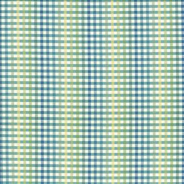Chloe Check Cabana Blue by Kasmir Fabric 5073 55% Cotton 45% Polyester TAIWAN 25,000 Wyzenbeek Double Rubs H: 13 4/8 inches, V: 1 inches 54 - Fabric Carolina - Kasmir