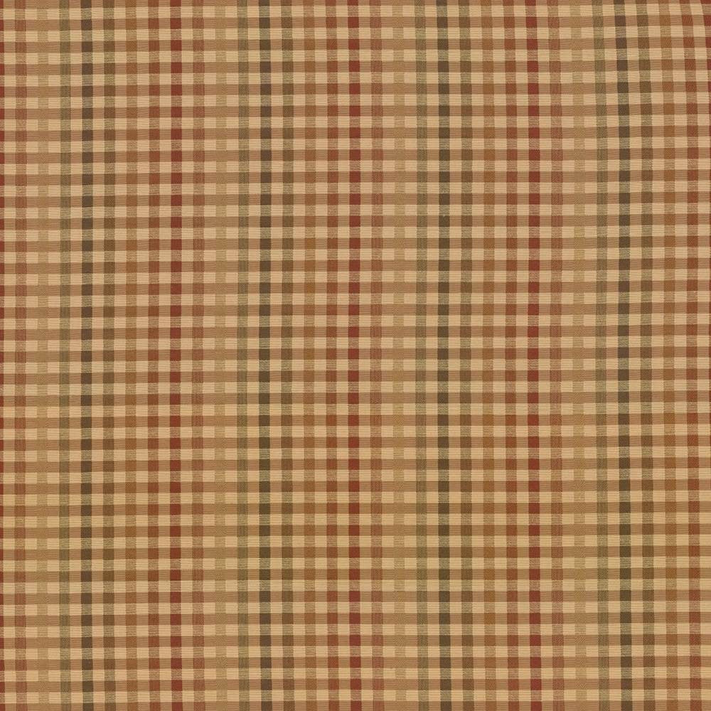 Chloe Check Clay by Kasmir Fabric 5069 55% Cotton 45% Polyester TAIWAN 25,000 Wyzenbeek Double Rubs H: 13 4/8 inches, V:1 inches 54 - Fabric Carolina - Kasmir