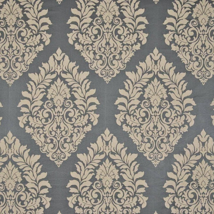 Christofle Platinum by Kasmir Fabric 1392 58% Viscose 42% Polyester CHINA 30,000 Wyzenbeek Double Rubs H: 14 1/8 inches, V:23 5/8 inches 56 - 58 - Fabric Carolina - Kasmir