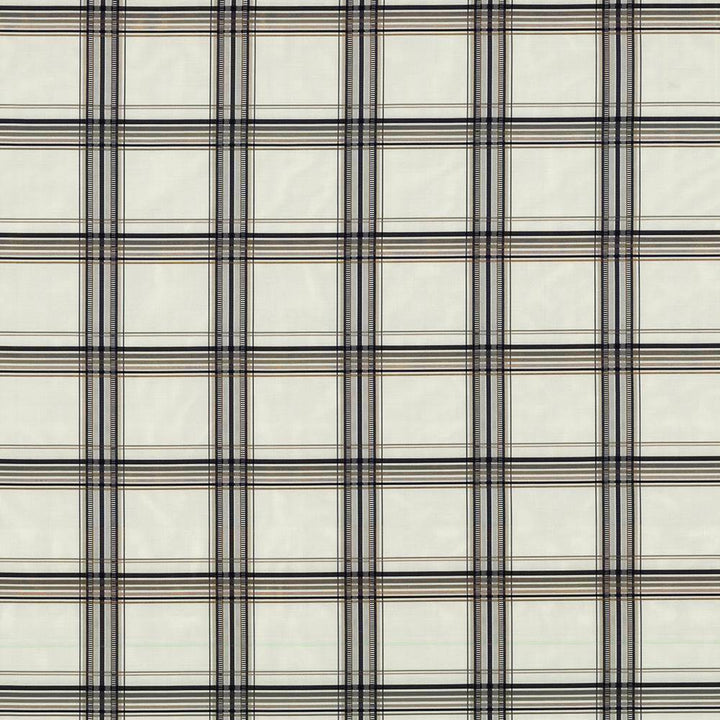 Cimarron Plaid Pebble by Kasmir Fabric 1421 100% Polyester TURKEY 21,000 Wyzenbeek Double Rubs H: 4 4/8 inches, V:4 inches 54 - 55 - Fabric Carolina - Kasmir